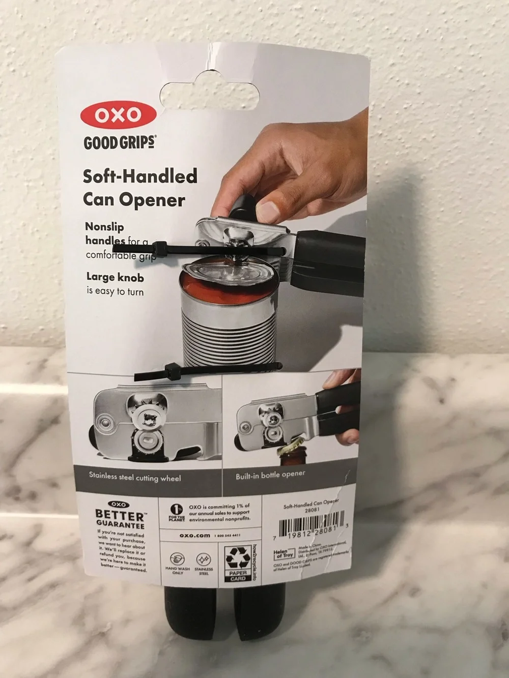 OXO Good Grips Soft Handled Can Opener With Bottle Opener